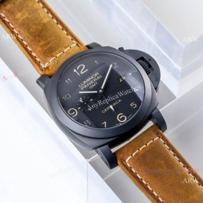 (VS) Swiss Copy Panerai Luminor GMT 1950 Ceramica PAM 441 Watch
